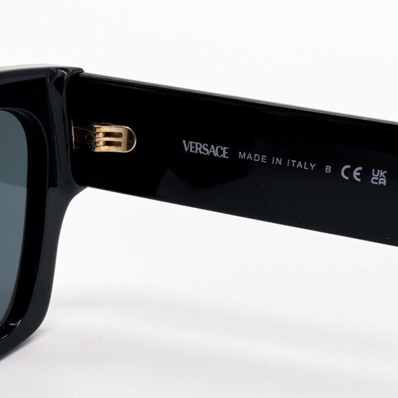 NEW VE4492U GB1/87 VERSACE BLACK WOMEN SUNGLASSES VE4492U